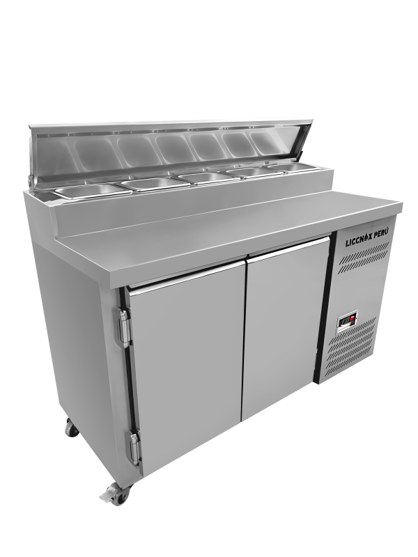 MESA REFRIGERADA DE PREPARACIÓN 02 PUERTAS